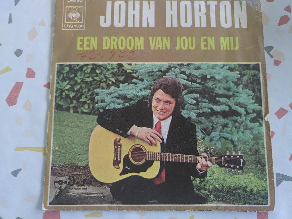 45T JOHN HORTON--EEN DROOM VAN JOU EN MIJ--, Cd's en Dvd's, Gebruikt, 7 inch, Single, Ophalen of Verzenden