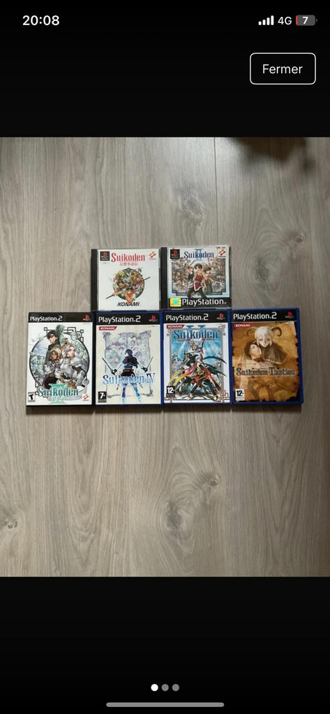 Suikoden Playstation volledige collectie, Games en Spelcomputers, Ophalen of Verzenden, Zo goed als nieuw