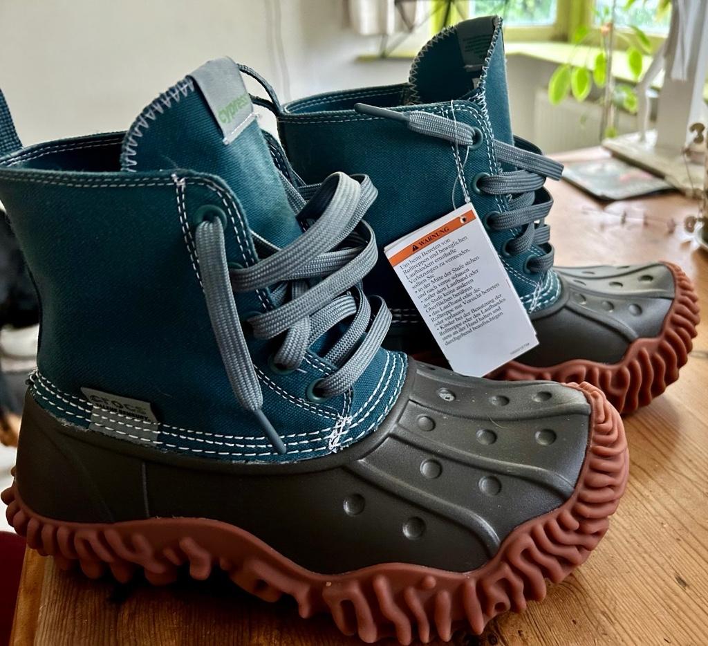 Crocs boots, maat 39-40, Kleding | Dames, Schoenen, Nieuw, Lage of Enkellaarzen, Blauw, Ophalen of Verzenden