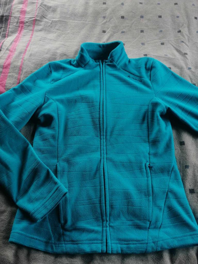 FLEECE JAS MERK DECATLON - MAAT M RITS IN ZIJ ZAKKEN, Decathlon, Ophalen of Verzenden, Gedragen, Maat 38/40 (M)