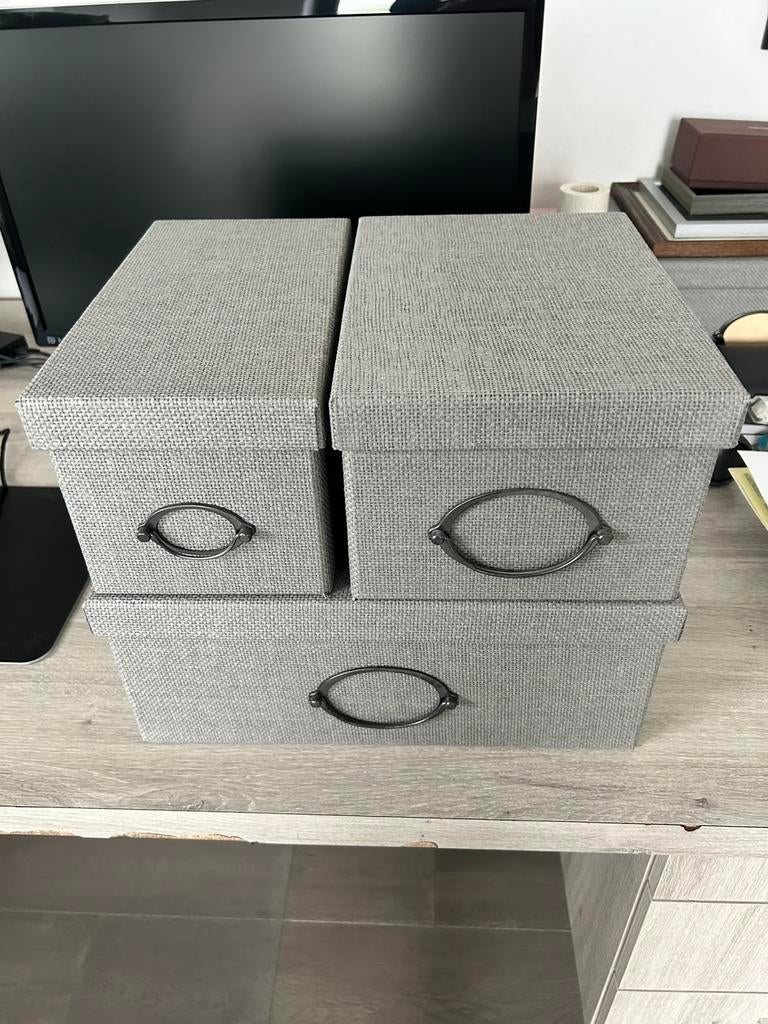 Ikea opbergdozen grijs, Huis en Inrichting, Ophalen of Verzenden, Zo goed als nieuw