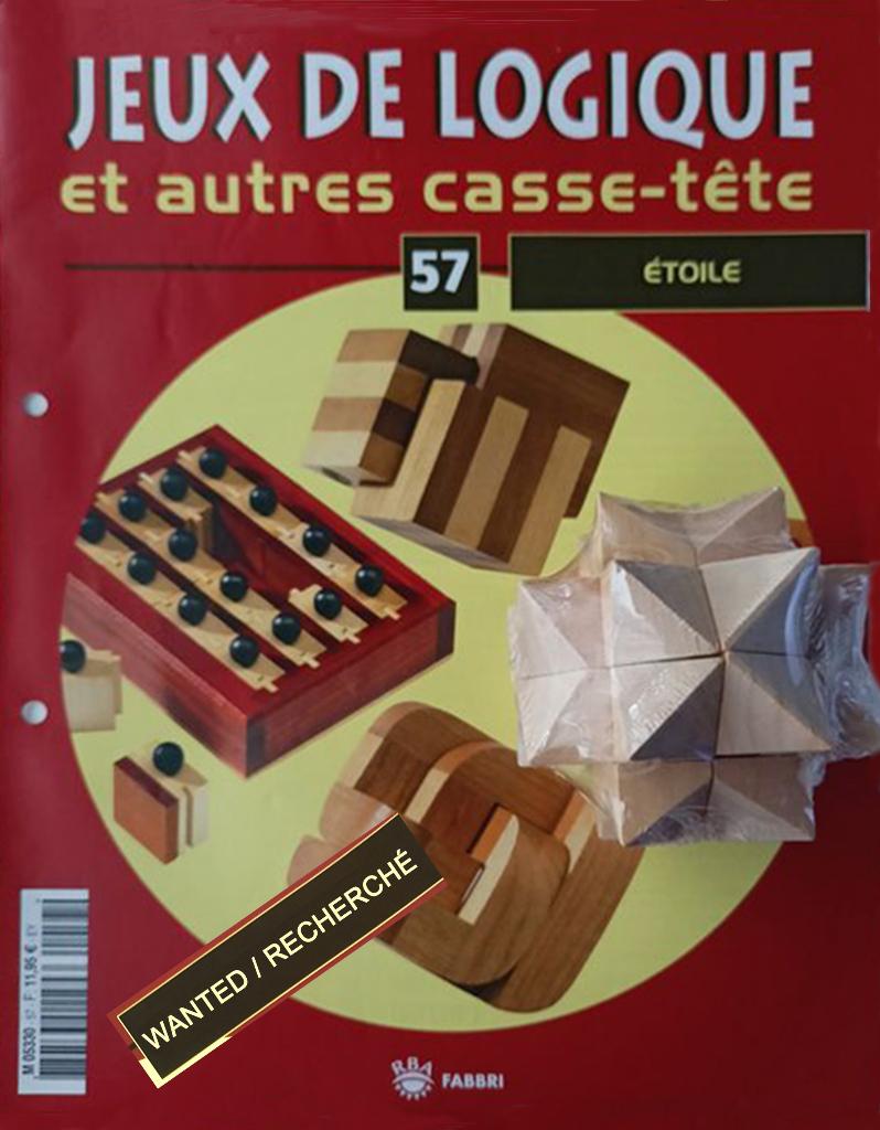 Cherche Fascicule / Livret FABBRI n57, Envoi, Livre casse-tête