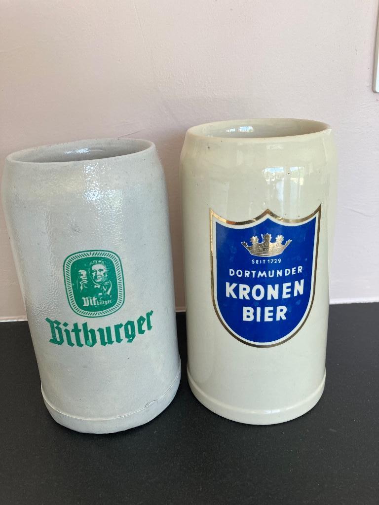 Bierpotten, Ophalen, Gebruikt, Glas of Glazen