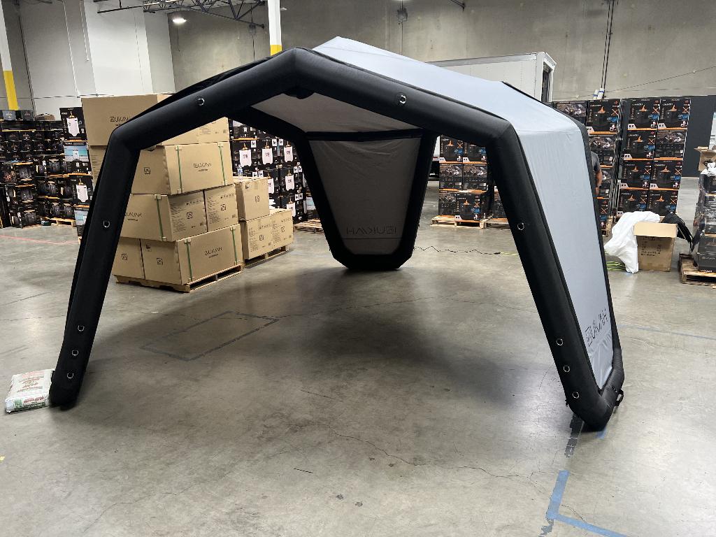 opblaasbare event / air tent, Caravans en Kamperen, Tenten, Ophalen, Zo goed als nieuw