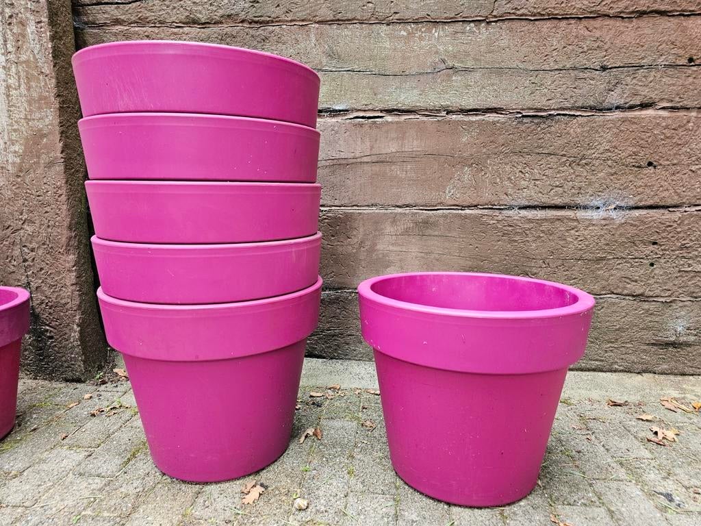 pots de fleurs Elho, 40 cm ou plus, 40 à 70 cm, Rond, Synthétique