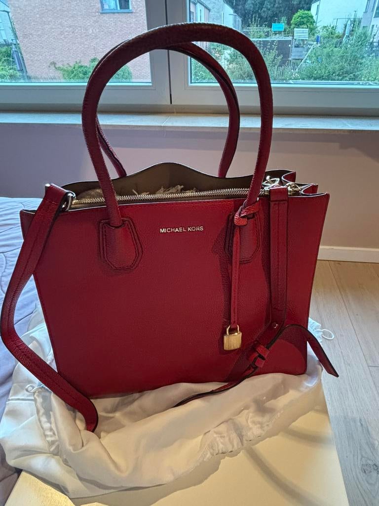 Sac Michael Kors, Enlèvement, Utilisé, Rouge, Sac à bandoulière