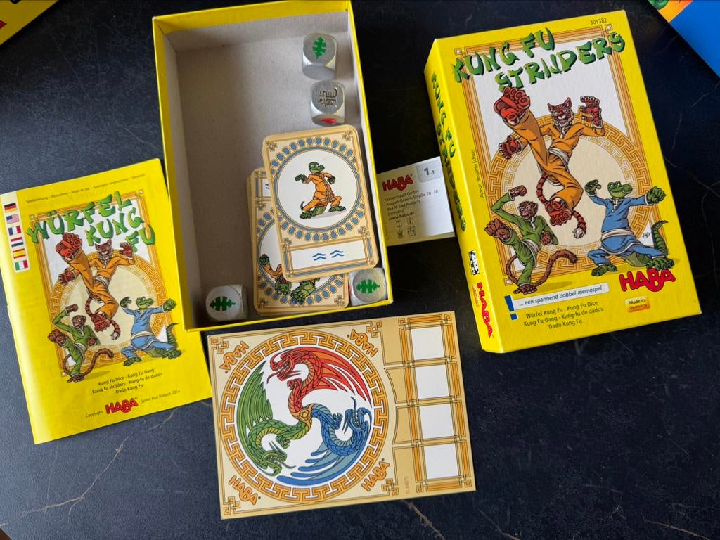 Guerriers du Kung-Fu - Haba, Enlèvement ou Envoi, Comme neuf, HABA, Jeu de voyage