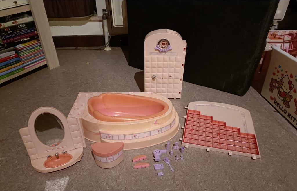 Vintage Barbie Bath tub bubbling 1992, Ophalen of Verzenden, Gebruikt