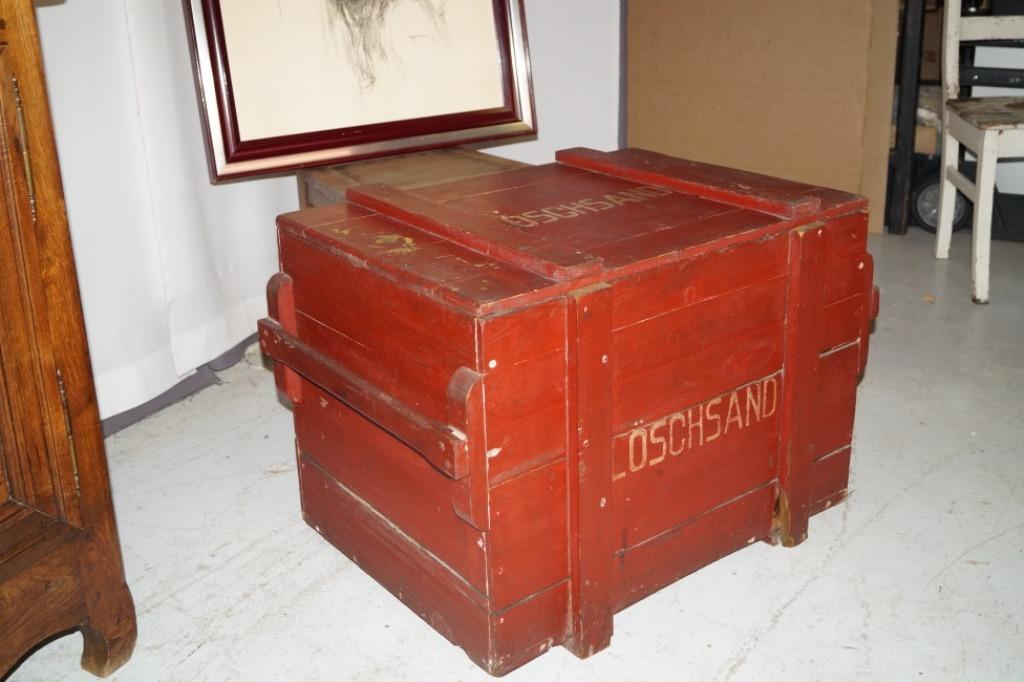 Antieke dekenkist(salontafel) met platte deksel L 78 D 54, Ophalen, Gebruikt, 50 tot 100 cm, 50 tot 75 cm
