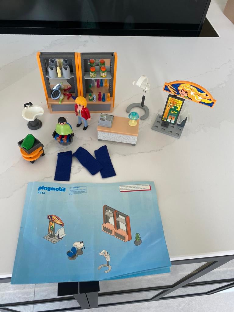 Playmobil kapsalon in prima staat., Kinderen en Baby's, Speelgoed | Playmobil, Ophalen of Verzenden, Zo goed als nieuw