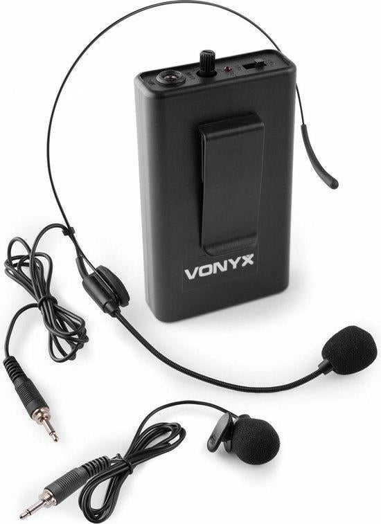 Bodypack Vonyx BP12 avec casque 864 500 MHz, Enlèvement, Neuf, Autres types, Sans fil
