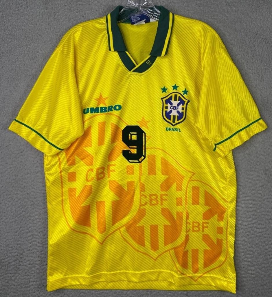 Brazilië Ronaldo Origineel  Finale WorldCup 1994, Ophalen of Verzenden, Zo goed als nieuw, Shirt