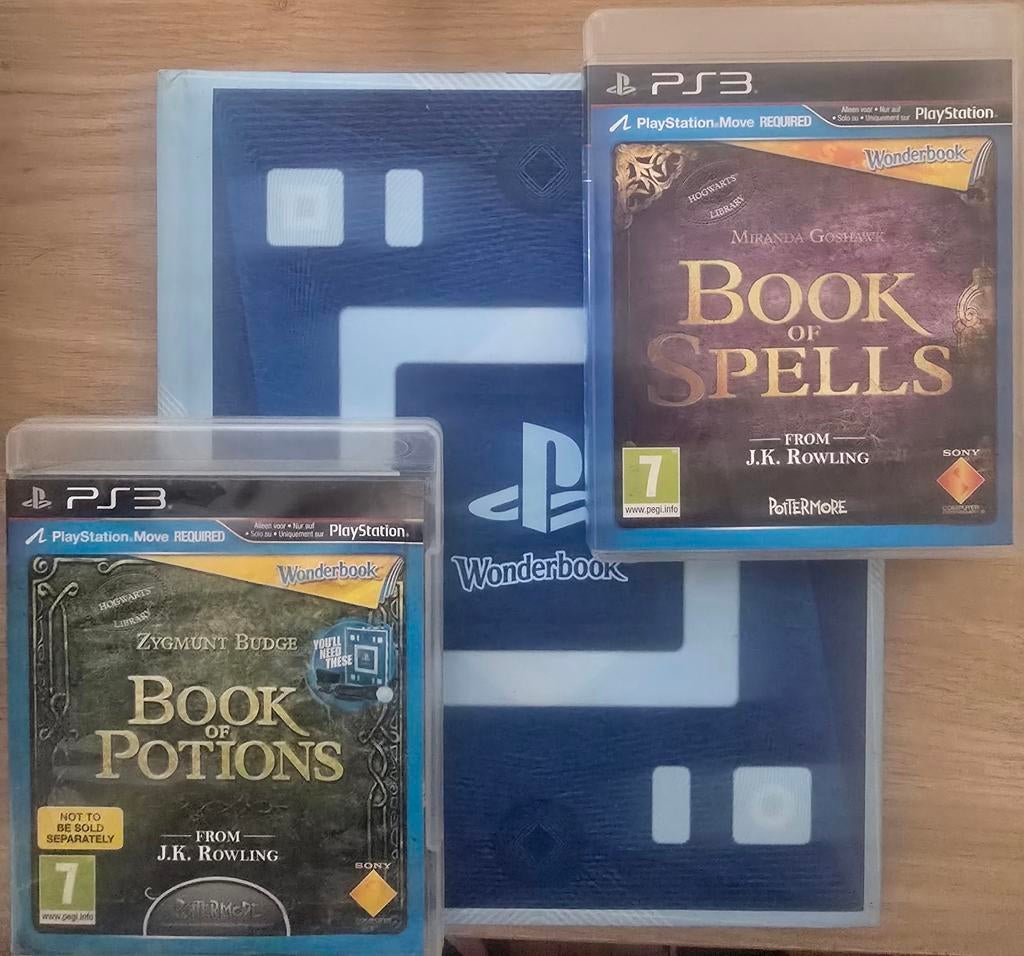 PS3 game Wonderbook + book of spells + book of potions, Ophalen of Verzenden