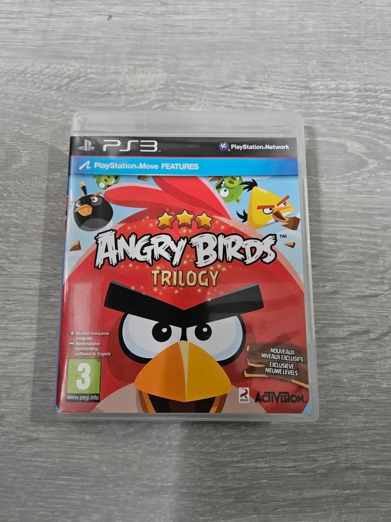 Angry Birds, PS3, Games en Spelcomputers, Games | Sony PlayStation 3, Zo goed als nieuw, Avontuur en Actie, Vanaf 3 jaar, Online