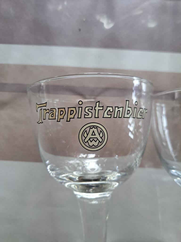 Anciens verres à Westmalle, Enlèvement ou Envoi, Comme neuf, Verre à bière