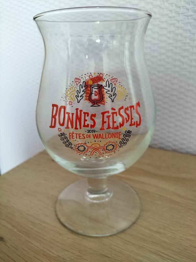Duvelglas. Fêtes de Wallonie 2019, Verzamelen, Ophalen of Verzenden, Zo goed als nieuw, Glas of Glazen, Duvel
