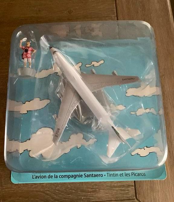 Tintin avion Santaero & Picaros Hergé-Moulinsart 2015, Collections, Enlèvement ou Envoi, Tintin, Neuf, Statue ou Figurine