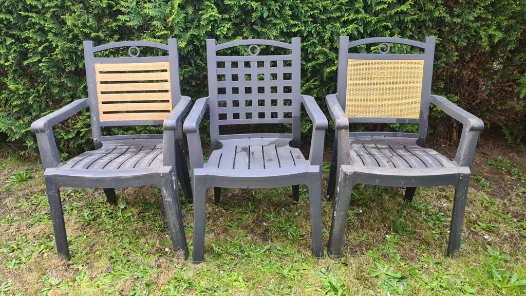 Tuin stoelen Allibert, Tuin en Terras, Ophalen of Verzenden, Gebruikt