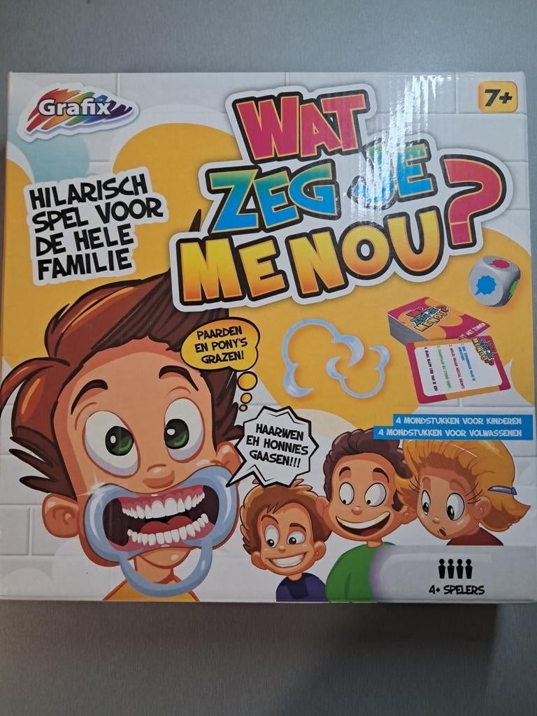 Gezeldsschapsspel Wat zeg je me nou?, Hobby en Vrije tijd, Gezelschapsspellen | Overige, Ophalen