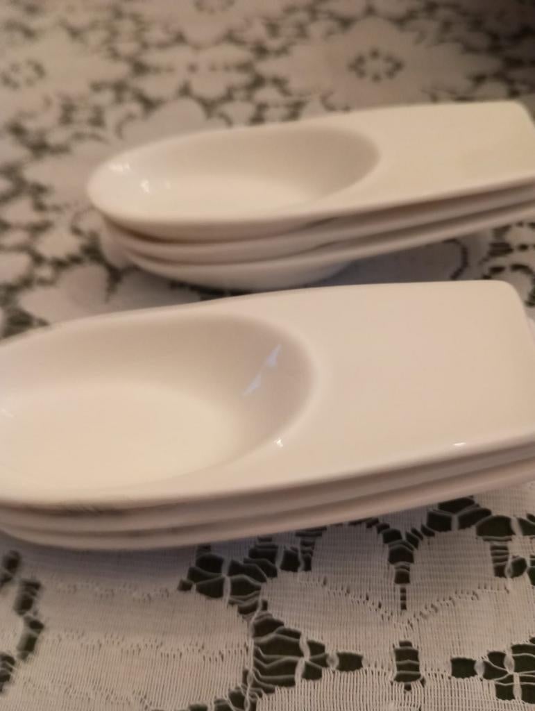 6 lepels voor amuse hapjes, nieuw, Ophalen of Verzenden, Zo goed als nieuw