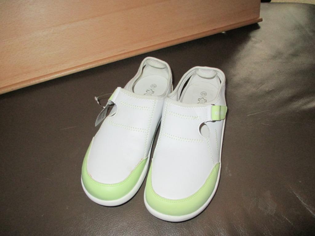 NOUVEAU : Oxypas Miranda 39 Couleur : blanc avec accent vert, Neuf, Enlèvement ou Envoi, Chaussures de travail, Oxypas