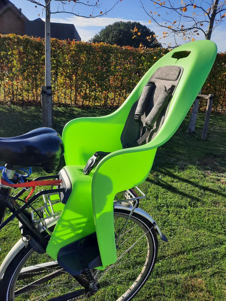 Fietsstoeltje decathlon, Fietsen en Brommers, Fietsaccessoires | Fietsstoeltjes, Zo goed als nieuw, Achterzitje, 0 t/m 18 kg, Voetsteuntjes