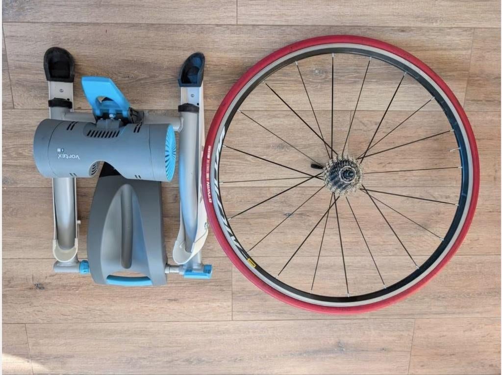 Indoor fiets setup Tacx Vortex, Sport en Fitness, Wielrennen, Ophalen, Gebruikt