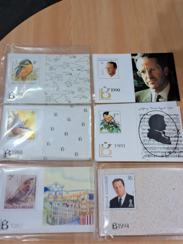 Collection complète de timbres 1986-87-88-89-90-91 et 1994, Timbres & Monnaies, Sans timbre, Neuf, Non oblitéré, Enlèvement