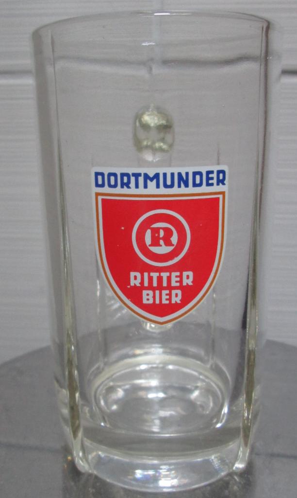 Oud Dortmunder Ritter bier-glas, Enlèvement ou Envoi, Utilisé, Verre ou Verres, Autres marques