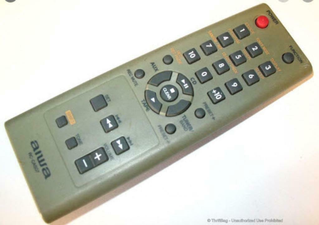 Afstandsbediening AIWA RC-CAS07, Audio, Tv en Foto, Stereoketens, Gebruikt, Draagbaar, Ophalen of Verzenden, Tuner of Radio