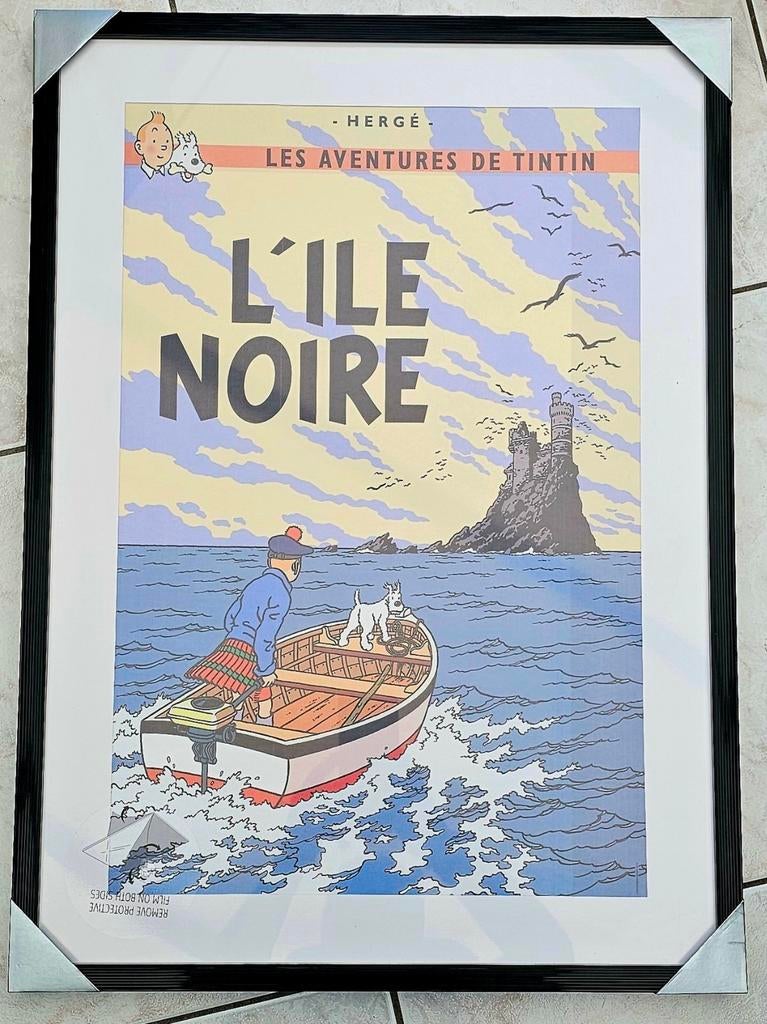 Reproduction sur toile Tintin Hervé, Enlèvement, Neuf, Film, Affiche