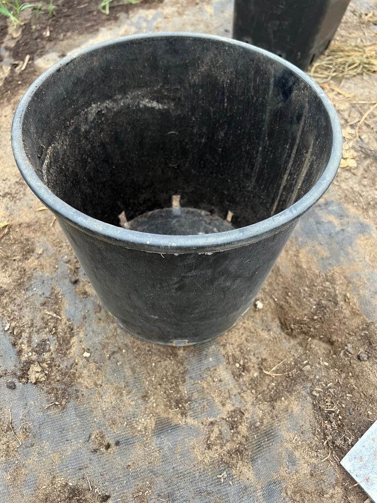 Grote bloempot in harde plastiek 30 x 27 cm, Tuin en Terras, 25 tot 40 cm, Kunststof, Rond, Ophalen of Verzenden