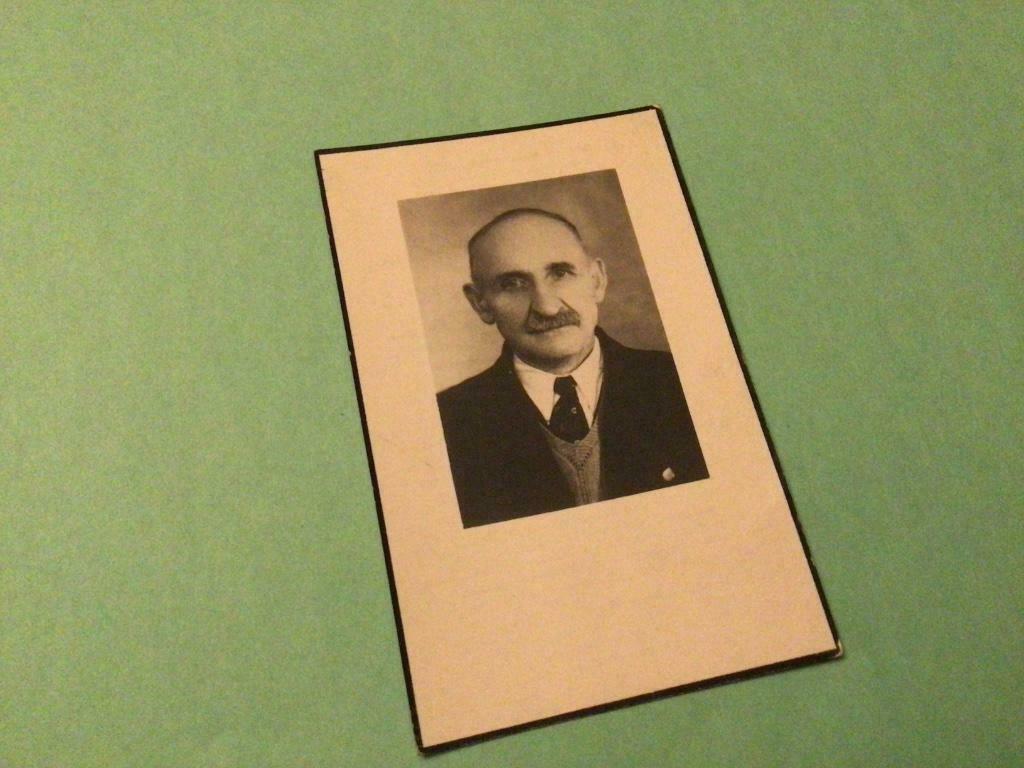 Gedenkprent ere burgemeester Leest Pieter De Prins- Meskens, Verzamelen, Ophalen of Verzenden