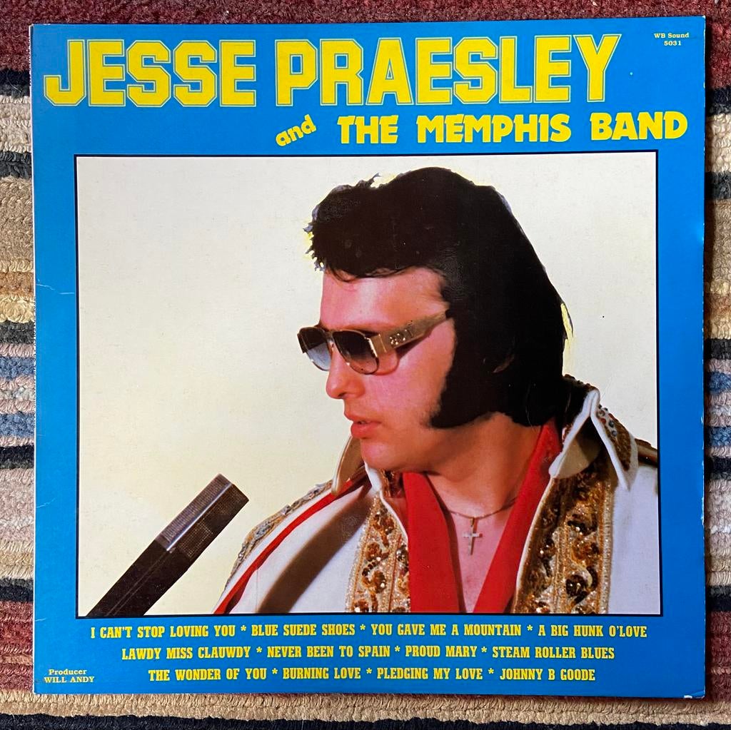 LP Jesse Praesly and the Memphis Band NM, Enlèvement ou Envoi