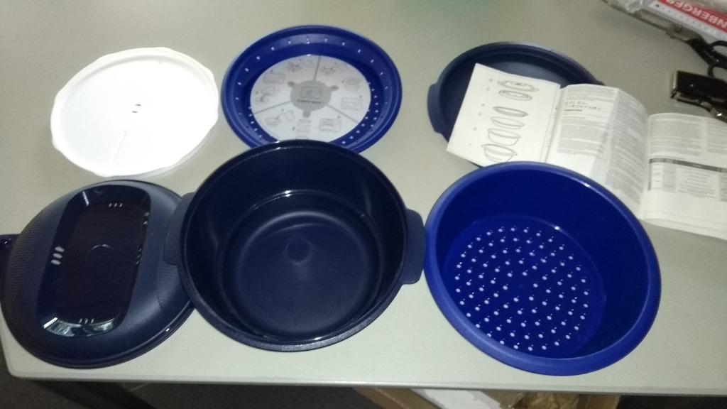 Tupperware Micro Urban Family  ex demo 3 liter, Enlèvement ou Envoi, Comme neuf, Bleu