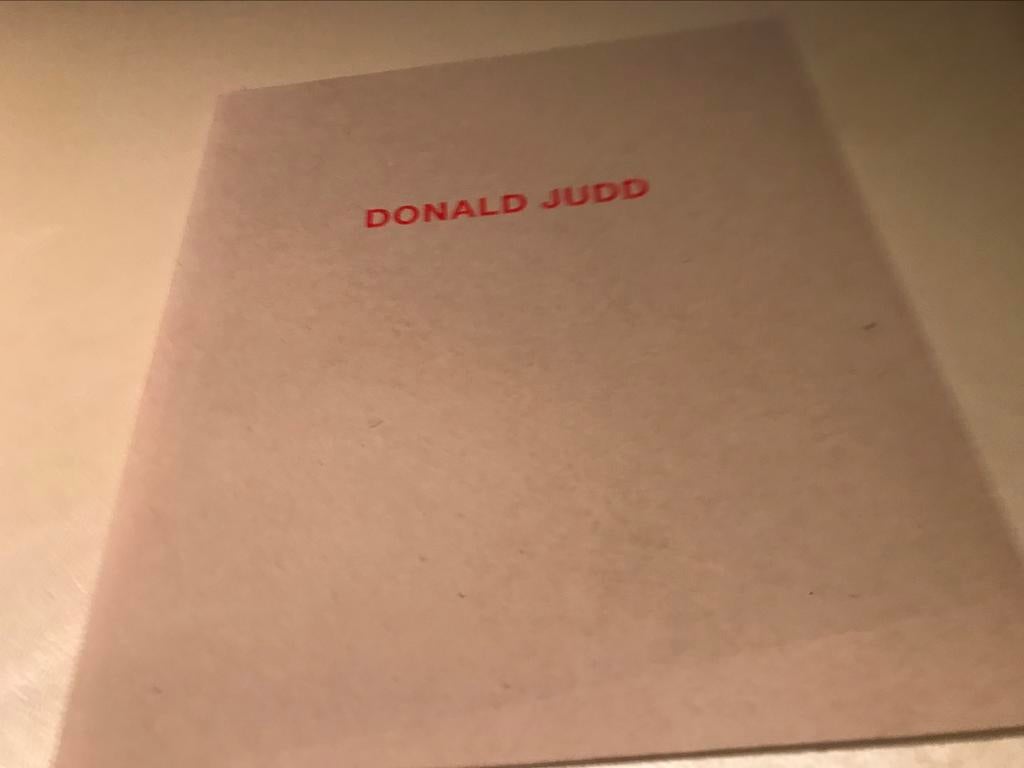 Sculptures de Donald Judd 60p, Enlèvement ou Envoi, Comme neuf, Sculpture