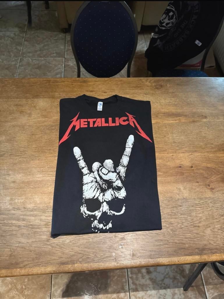 Metal t-shirt  metallica unisex, Ophalen, Maat 52/54 (L), Overige kleuren, Zo goed als nieuw