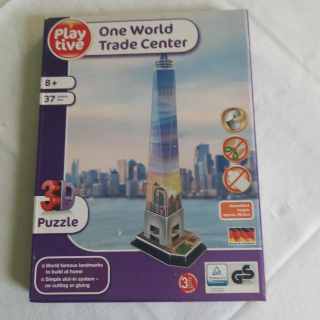 PUZZLE 3D : N.Y. ONE WORLD TRADE CENTER. NEUF, SCELLE, Enlèvement, Moins de 500 pièces, Neuf, Rubik's Cube ou Puzzle 3D