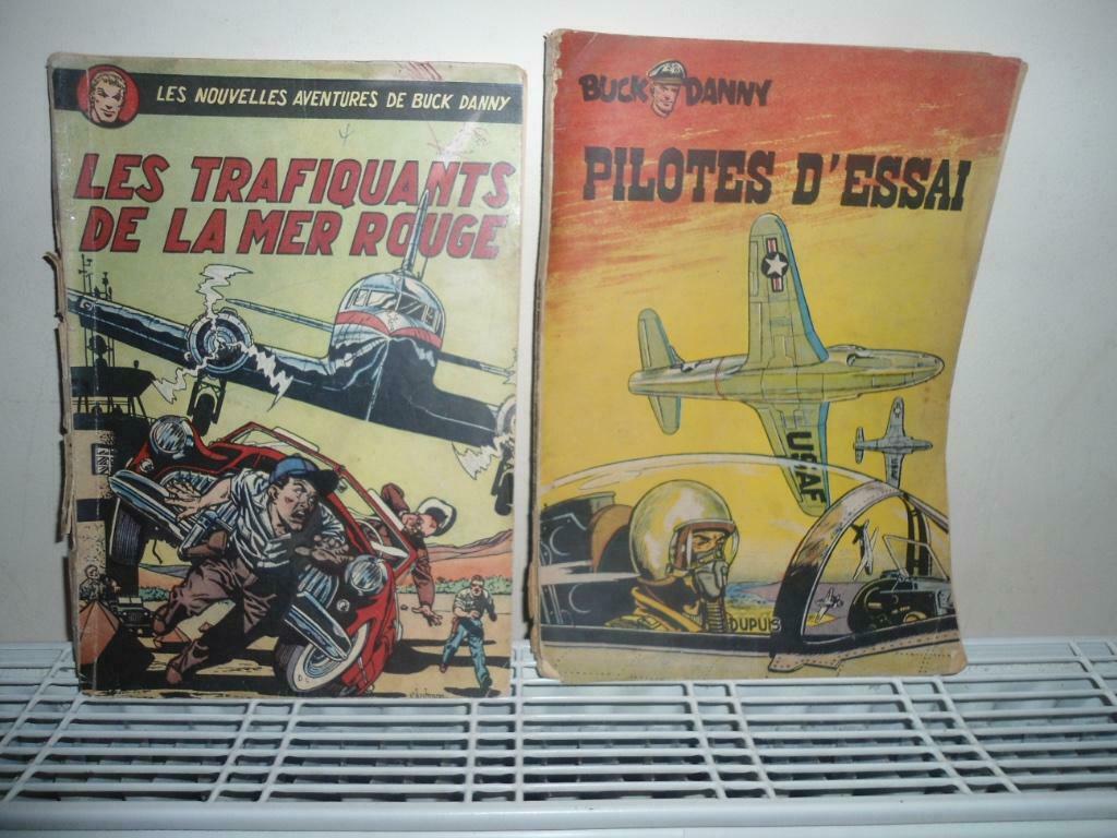 Paire d'Anciennes B.D. Originales de 1952 1953 état TRES MOY, Livres, Plusieurs BD, Enlèvement ou Envoi, Utilisé