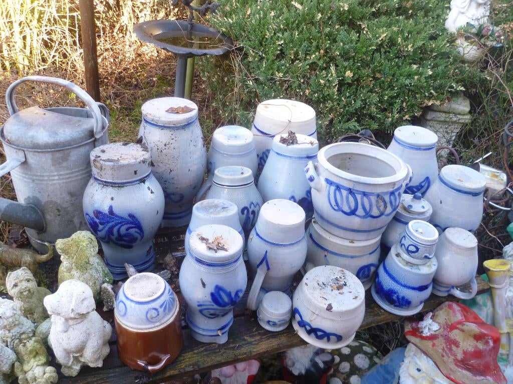 GR LOT KEULSE POTTEN EN KANNEN, Antiquités & Art, Enlèvement