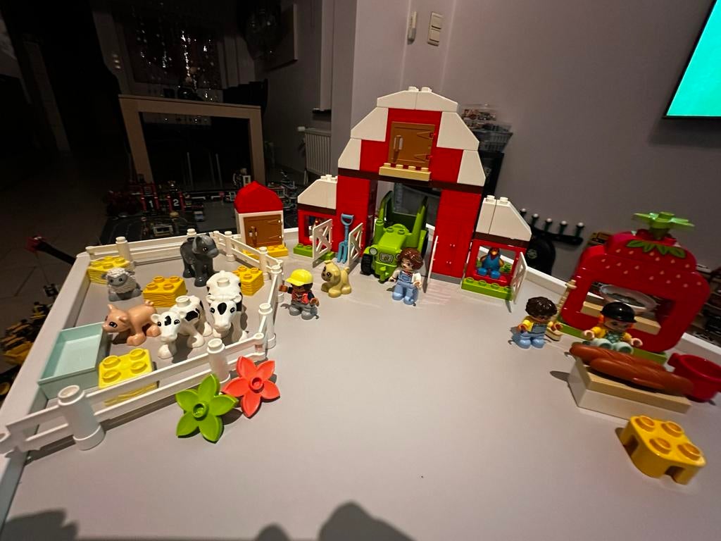 LEGO DUPLO boerderij - COMPLEET (met doos en boekje), Kinderen en Baby's, Speelgoed | Duplo en Lego, Zo goed als nieuw, Duplo