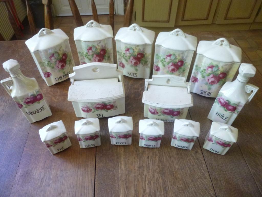 Set à épices en poterie française, Antiquités & Art, Antiquités | Céramique & Poterie, Enlèvement