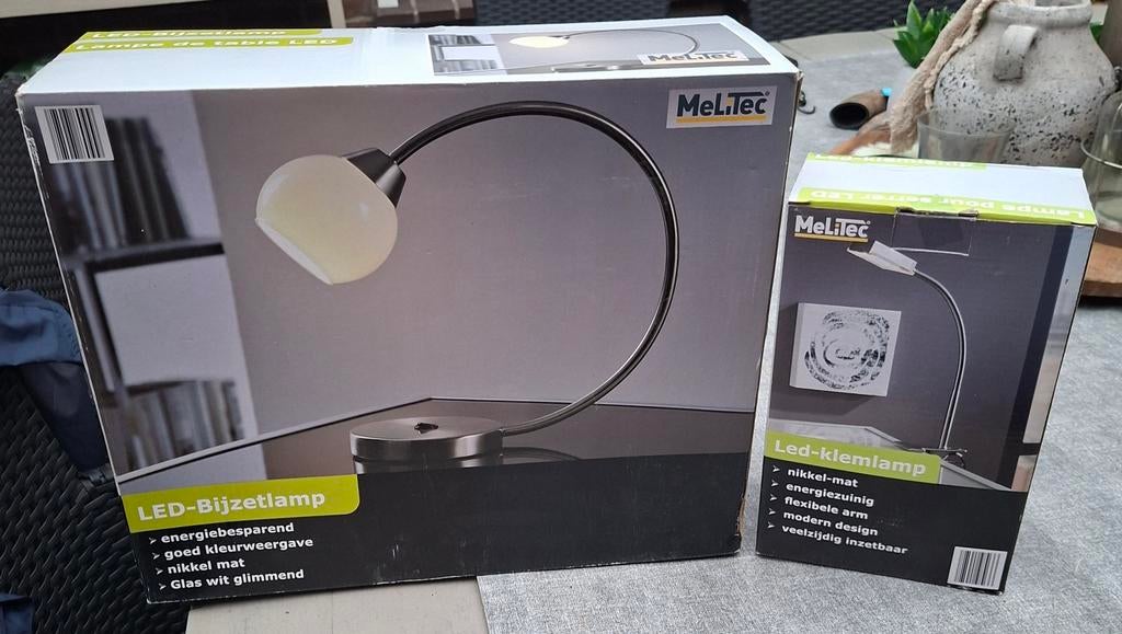Led-bijzetlamp en led-klemlamp, Ophalen of Verzenden, Nieuw