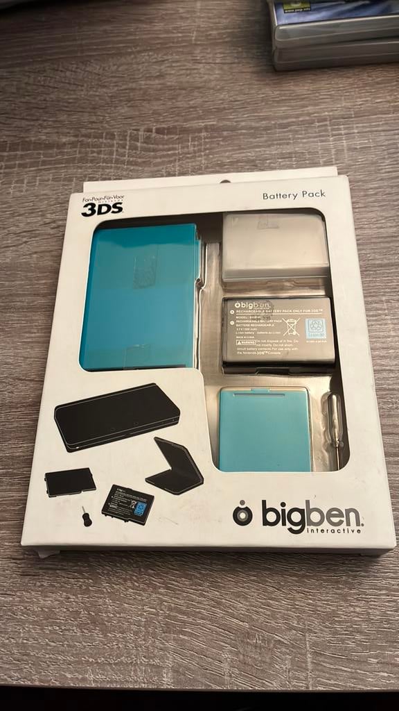 3DS Battery Pack, Games en Spelcomputers, Ophalen of Verzenden, Nieuw, Blauw, DS Original of Phat