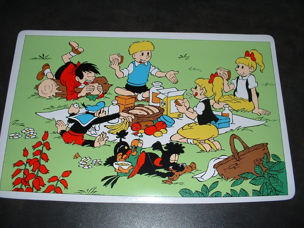jommeke en zijn vrienden placemat - collectorsitem?, Verzamelen, Ophalen of Verzenden, Overige figuren, Nieuw, Gebruiksvoorwerp