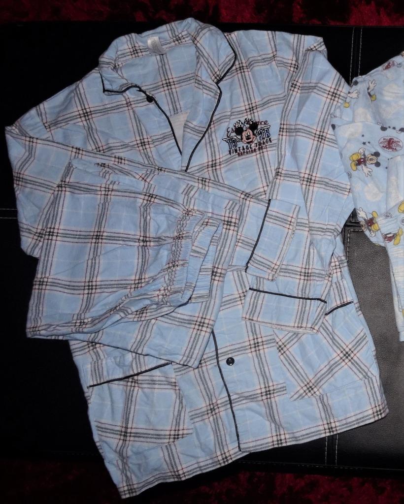146/152 11/12 Pyjama en flanelle à carreaux Disney Mickey, Enlèvement ou Envoi, Utilisé, Garçon, Vêtements de nuit ou Sous-vêtements