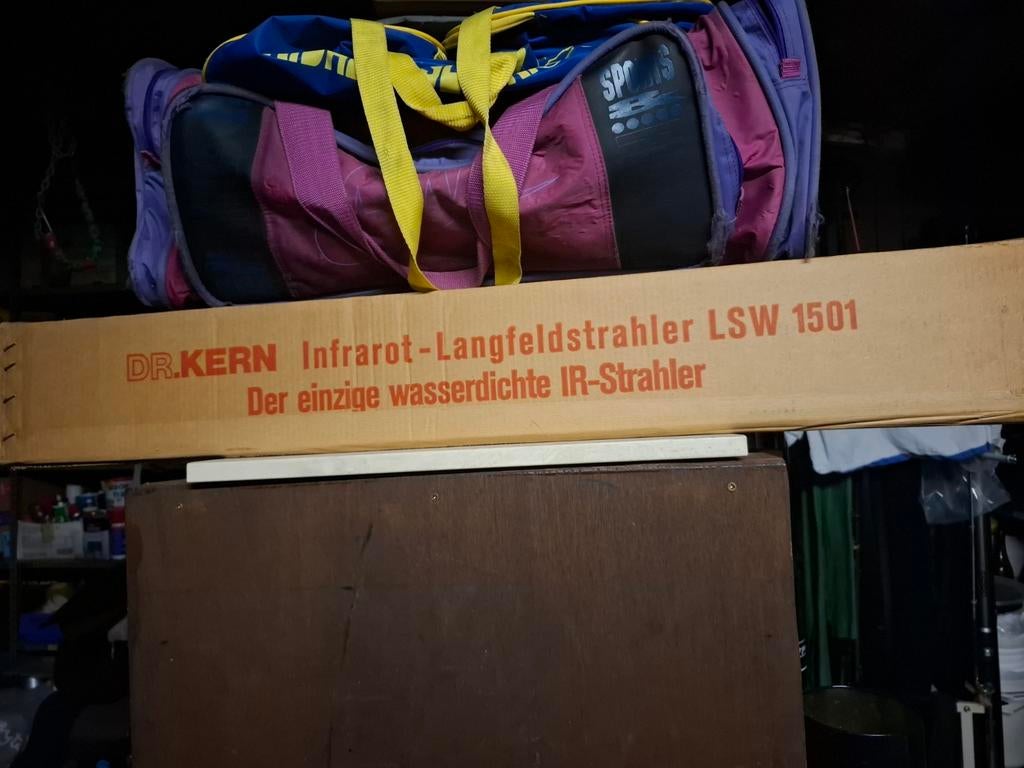Infraroodlamp 1500w, Ophalen