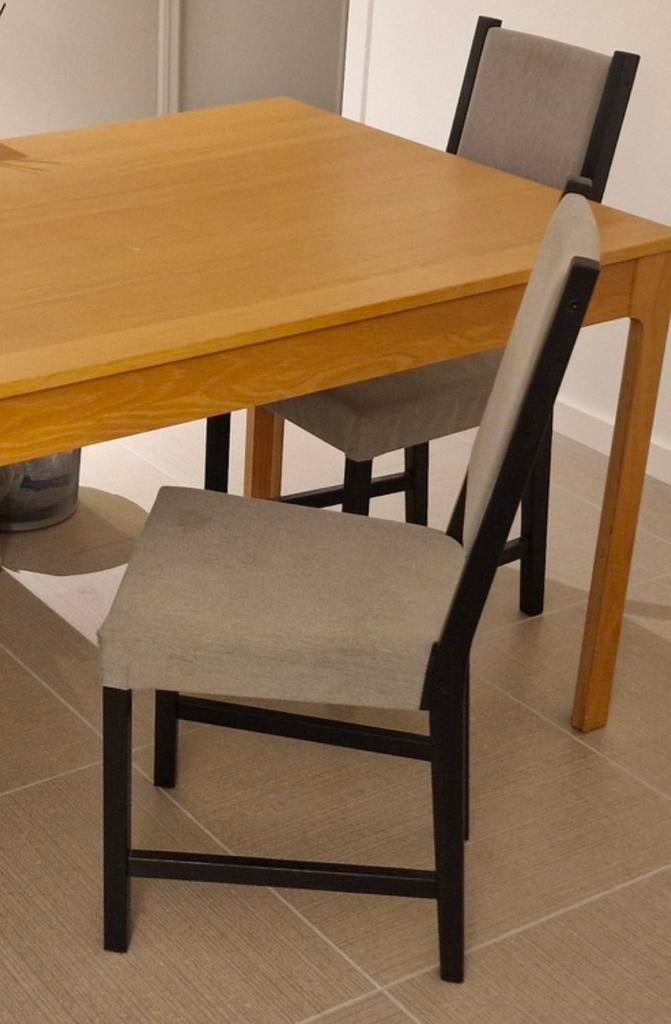 4 IKEA STEFAN Chairs, brown-black, Maison & Meubles, Enlèvement, Comme neuf