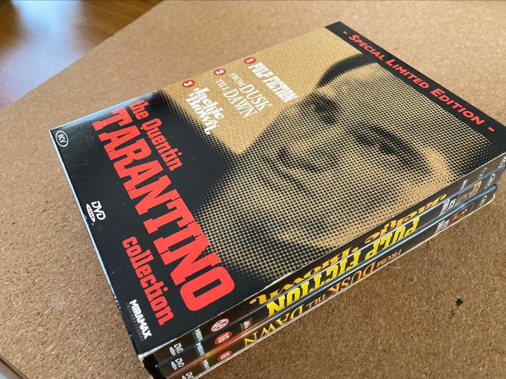DVD set Quentin Tarantino, 1980 tot heden, Ophalen of Verzenden, Zo goed als nieuw, Actie en Avontuur