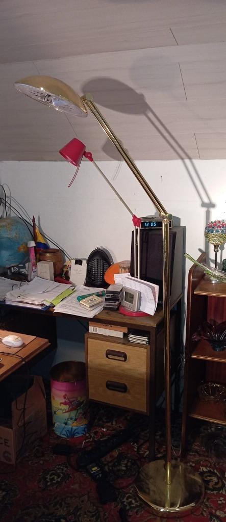 vintage staande vloerhalogeenlamp, Ophalen
